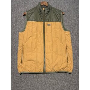 Texas standard puffer vest full zip mens outdoors brown green read